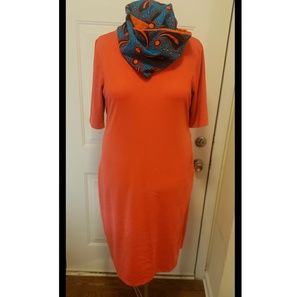 Orange Maternity Dress XXL